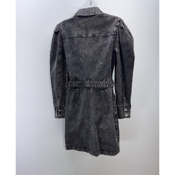 INC International Concepts Black Denim Long Sleeve Dress Women’s Size 10 NWT - Picture 3 of 9